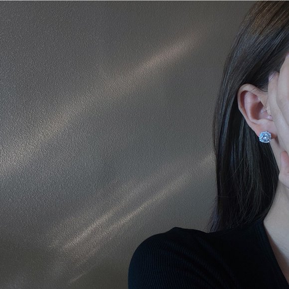 Last Pair💕Zircon Stone Stud Earrings - Picture 5 of 10